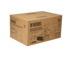 Гибридная снегоуборочная машина с функц. подметания SWB-800, 212 сс, руч. старт, 2 насадки// Denzel-foto31