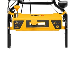 Гибридная снегоуборочная машина с функц. подметания SWB-800, 212 сс, руч. старт, 2 насадки// Denzel-foto27