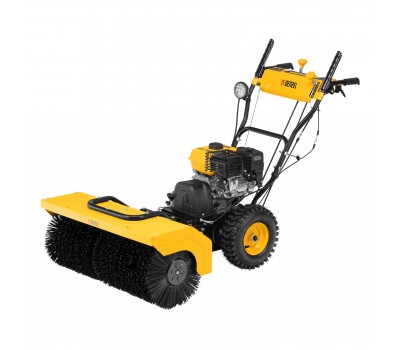 Гибридная снегоуборочная машина с функц. подметания SWB-800, 212 сс, руч. старт, 2 насадки// Denzel