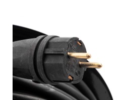 Удлинитель силовой 50 м, 16А, тип УХз16, КГ 3 x 2.5 мм, на стальной катушке, 4 розетки Сибртех-foto8