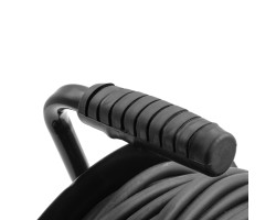 Удлинитель силовой 50 м, 16А, тип УХз16, КГ 3 x 2.5 мм, на стальной катушке, 4 розетки Сибртех-foto5