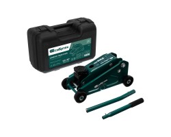 Домкрат гидравлический подкатной, 2,5 т, 148-387 мм, в пласт. кейсе Сибртех