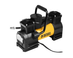 Компрессор автомобильный AC-75, 12 В, 10 атм., 75 л/мин, LED Denzel