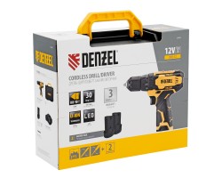 Дрель-шуруповерт аккумуляторная CDQ-12, Li-Ion, 12 В Denzel-foto19