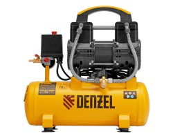 Компрессор безмасл. малошумный DLP-950/10, 950Вт,10 л, 2850 об/мин, 170 л/мин Denzel-foto5
