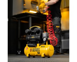 Компрессор безмасл. малошумный DLP-950/10, 950Вт,10 л, 2850 об/мин, 170 л/мин Denzel-foto23