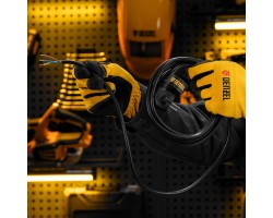 Шнур сетевой Energy Series, ПВС, 3 м, 3 x 1,5 мм, с неразборной вилкой, черный, Denzel-foto8