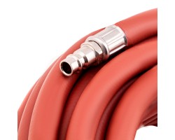 Шланг пневматический резиновый, 10 x 16 мм, 24 бар, армированный, быстросъемное соединение, 20 м Stels-foto3