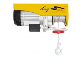 Тельфер электрический, 0.5/1 т, 1600 Вт, высота 6/12 м Denzel