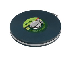 Рулетка геодезическая 50 м х 13 мм, закрытый корпус, фибергласовая лента Сибртех-foto4