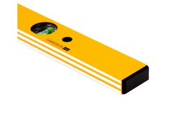 Уровень алюминиевый, 1500 мм, фрезерованный, 3 глазка Denzel-foto4