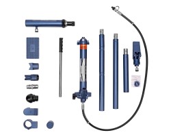 Растяжка гидравлическая, 10 т, набор из 17 предметов, 7 сменных насадок, в пластиковом кейсе Stels-foto12