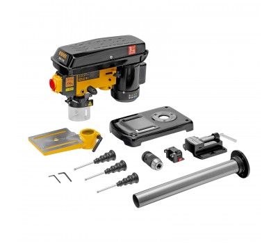 Станок сверлильный DDM-350L, 350 Вт, 13 мм, 5 ск., лазер, настольный Denzel Станок сверлильный DDM-350L, 350 Вт, 13 мм, 5 ск., лазер, настольный Denzel