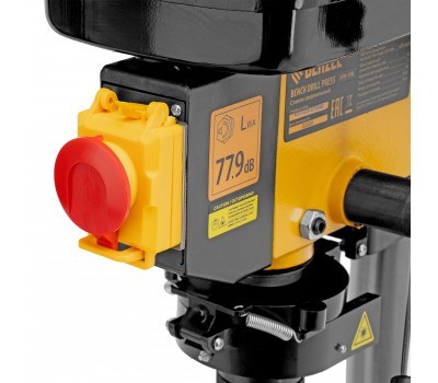 Станок сверлильный DDM-350L, 350 Вт, 13 мм, 5 ск., лазер, настольный Denzel Станок сверлильный DDM-350L, 350 Вт, 13 мм, 5 ск., лазер, настольный Denzel