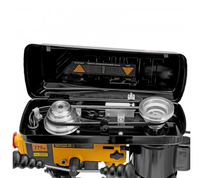 Станок сверлильный DDM-350L, 350 Вт, 13 мм, 5 ск., лазер, настольный Denzel Станок сверлильный DDM-350L, 350 Вт, 13 мм, 5 ск., лазер, настольный Denzel