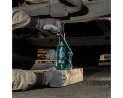 Домкрат гидравлический бутылочный, 10 т, 190-370 мм Сибртех-foto14