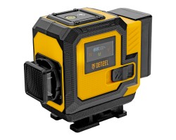 Лазерный уровень мультипризменный DLV-360-3C, 30 м, зеленый луч, Li-Ion 2,4 Aч, кейс// Denzel-foto19