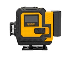 Лазерный уровень мультипризменный DLV-360-3C, 30 м, зеленый луч, Li-Ion 2,4 Aч, кейс// Denzel-foto6