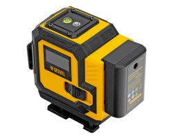 Лазерный уровень мультипризменный DLV-360-3C, 30 м, зеленый луч, Li-Ion 2,4 Aч, кейс// Denzel-foto5