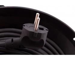 Удлинитель силовой 30 м, 16А, тип УХ10, ПВС, на кабельной катушке, 4 розетки без заземления Сибртех-foto12