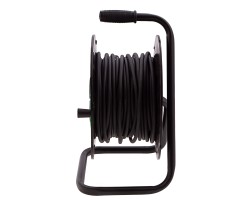 Удлинитель силовой 30 м, 16А, тип УХ10, ПВС, на кабельной катушке, 4 розетки без заземления Сибртех-foto2