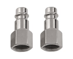 Ниппель универсальный быстросъемный ("папа") 1/4, внутренняя резьба, 2 шт, Stels-foto7