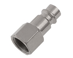 Ниппель универсальный быстросъемный ("папа") 1/4, внутренняя резьба, 2 шт, Stels