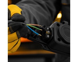 Шнур сетевой Energy Series, ПВС, 3 м, 3 x 1 мм, с неразборной вилкой, черный, Denzel-foto9