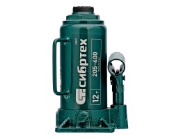 Домкрат гидравлический бутылочный, 12 т, 205-400 мм Сибртех-foto3