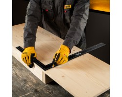 Угольник, 400 х 600 мм, алюминиевый, лазерная гравировка Denzel-foto6