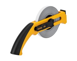 Рулетка геодезическая 50 м х 13 мм, открытый корпус, металлическая лента Denzel-foto2