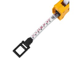 Рулетка геодезическая 50 м х 13 мм, открытый корпус, металлическая лента Denzel-foto7