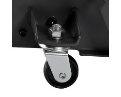 Домкрат гидравлический подкатной 3 т, с фиксатором, быстрый подъем, 135-480 мм, профессиональный Denzel-foto9