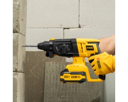 Перфоратор аккумуляторный бесщет. RHH-BL-20-28, 3 Дж, Li-Ion, 20 В// Denzel-foto35