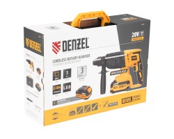 Перфоратор аккумуляторный бесщет. RHH-BL-20-28, 3 Дж, Li-Ion, 20 В// Denzel-foto31
