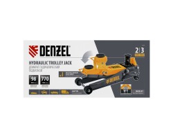 Домкрат гидравлический подкатной, 2/3 т, 98-770 мм, быстрый подъем, низ. подхват, проф, SUV Denzel-foto22
