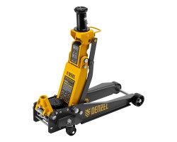 Домкрат гидравлический подкатной, 2/3 т, 98-770 мм, быстрый подъем, низ. подхват, проф, SUV Denzel-foto3