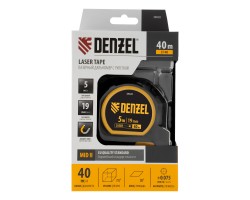 Лазерный дальномер с рулеткой LT-40, 5м x 19 мм, дальномер 40м, автомат. фиксация Denzel-foto10