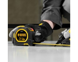 Лазерный дальномер с рулеткой LT-40, 5м x 19 мм, дальномер 40м, автомат. фиксация Denzel-foto15