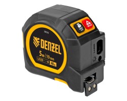 Лазерный дальномер с рулеткой LT-40, 5м x 19 мм, дальномер 40м, автомат. фиксация Denzel