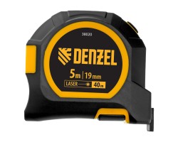 Лазерный дальномер с рулеткой LT-40, 5м x 19 мм, дальномер 40м, автомат. фиксация Denzel-foto4
