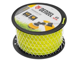 Леска для триммера круглая, 4,0мм х 69м, на DIN катушке FLEX CORD, Denzel-foto2