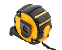 Рулетка 8м х 32мм, автоматич. фиксац., нейлон. покрытие, магнит. зацеп, двухстор. разметка Denzel-foto2