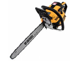 Пила цепная бензиновая DS-5218, шина 45 см, 52 см3, 3 л.с, шаг 0,325, паз 1,5 мм, 72 звена Denzel 