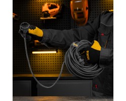 Удлинитель-шнур силовой Top Series, КГТТ, 20м, 1 розетка, 3 x 1,5 мм Denzel-foto8