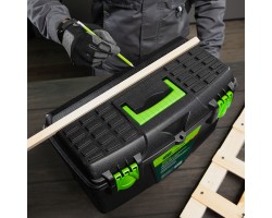 Ящик для инструмента, 530 х 275 х 290 мм, 21", пластик Сибртех-foto12