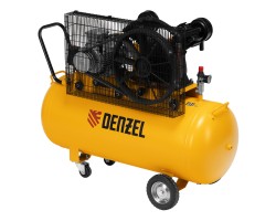 Компрессор воздушный рем. привод BCV 4000-T/200, 4,0 кВт, 200 литров, 690 л/мин Denzel-foto4