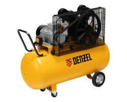 Компрессор воздушный рем. привод BCV 4000-T/200, 4,0 кВт, 200 литров, 690 л/мин Denzel-foto3