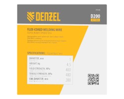 Порошковая проволока Е71TGS, диам. 1 мм, 4,5 кг, диам. катушки D200 Denzel-foto7