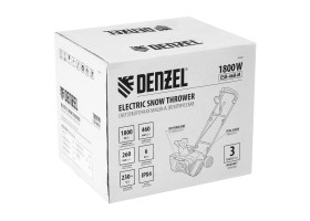 Электрическая снегоуборочная машина ESB-460-M, 1.8 кВт, металлический шнек, LED фара Denzel-foto23